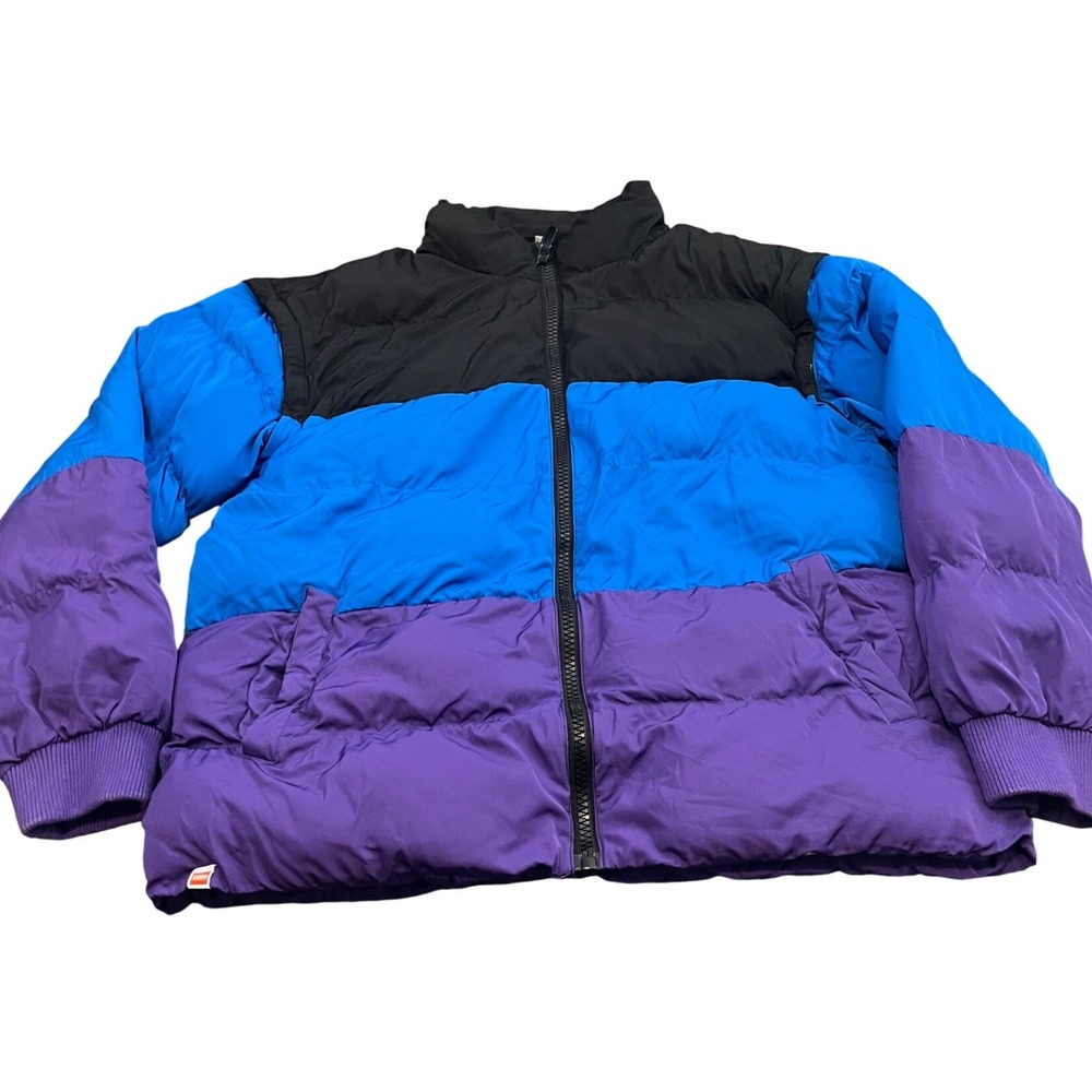 LEGO x Target Puffer Jacket Unisex Medium Multicolor‎ Colorblock Limited Edition